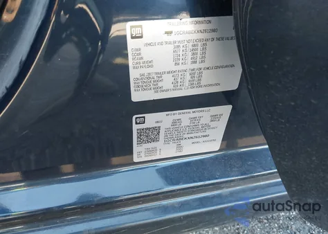 2022 Chevrolet Silverado 1500 2Wd Double Cab Standard Bed Custom from USA, damaged, VIN 1GCRABEKXNZ612980